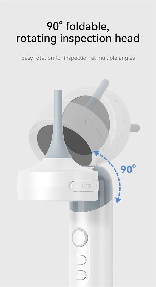 Wireless Visual Ear Camera – 1080P HD Endoscope with 1.38'' IPS Screen, Ear Wax Removal & Inspection Tool
