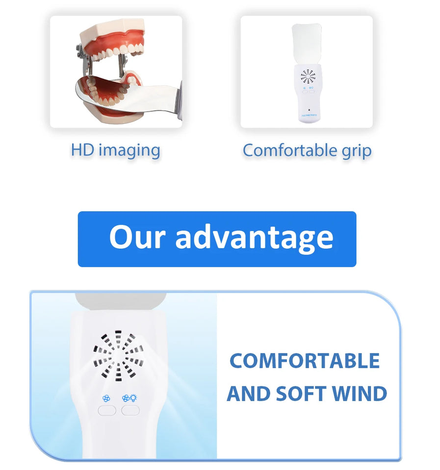 Dental Orthodontic LED Photo Mirror – Fog-Free Stainless Steel Oral Imaging Reflector