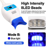 Professional LED Teeth Whitening Lamp – Cold Blue Light Dental Bleaching Machine with Center Pillar Stand