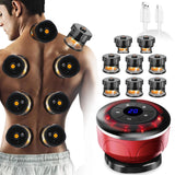 8-Cup Electric Cupping Massager with EMS & Magnet Therapy – Vacuum Suction, Gua Sha & Anti-Cellulite Body Massager