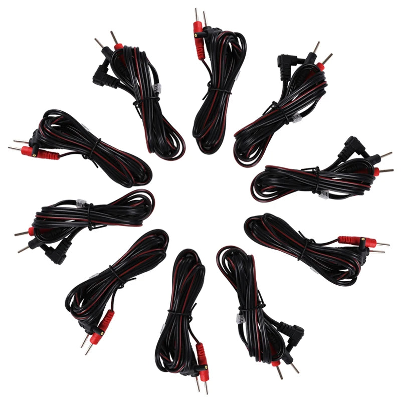 TENS Electrode Lead Wires with Standard Pin for EMS & Digital TENS Machines
