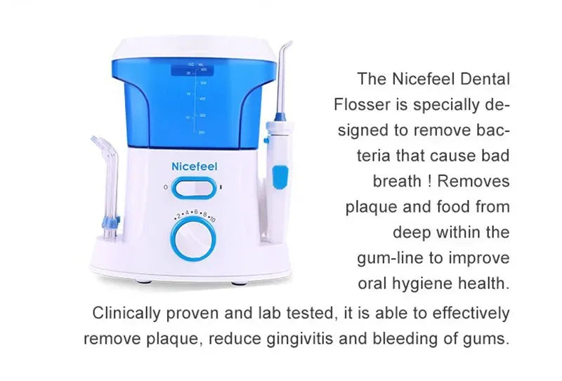 Oral Irrigator Water Flosser – Electric Teeth Cleaner with 7 Nozzles for Whitening, Dental Calculus & Braces Care