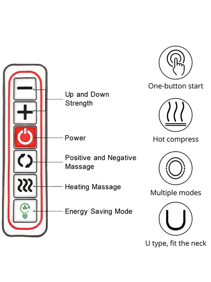 Neck & Shoulder Massager – Full Body Massage Cushion for Car & Home