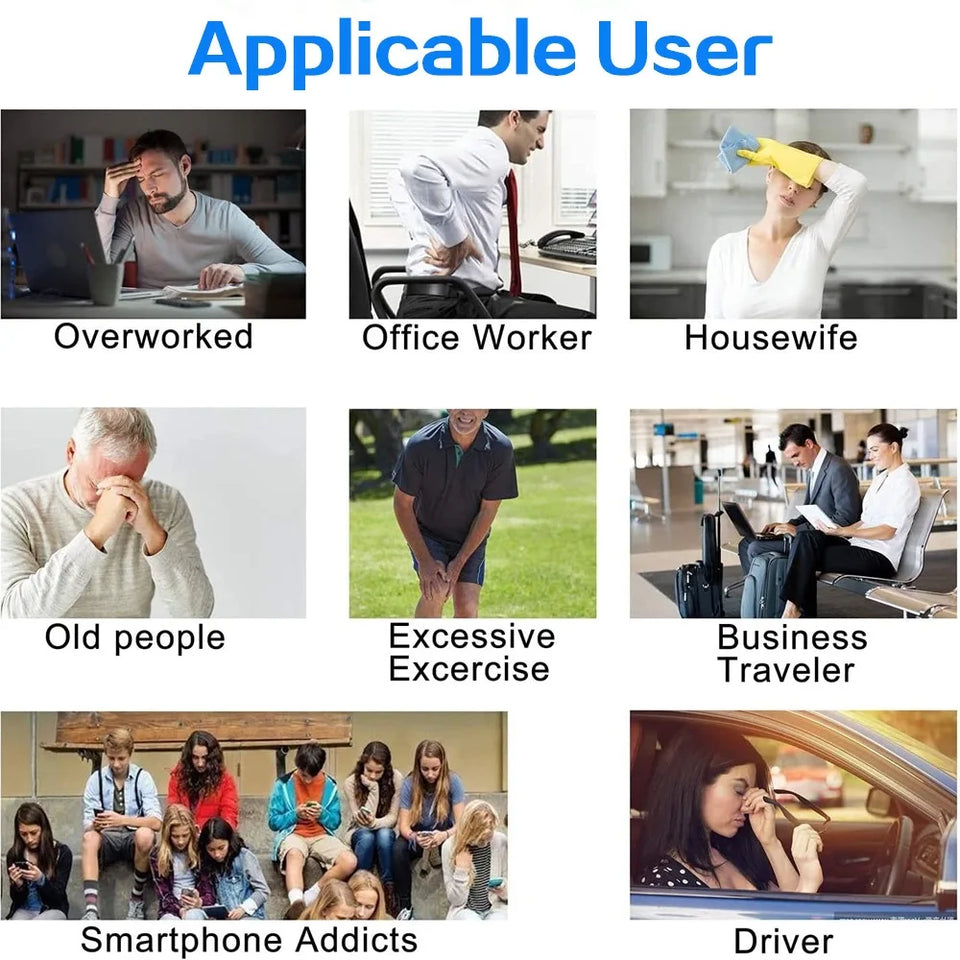 EMS Muscle Stimulator Pulse Acupuncture Relax Digital Therapy EMS Stimulator Pain Relief Body Massager Home Use