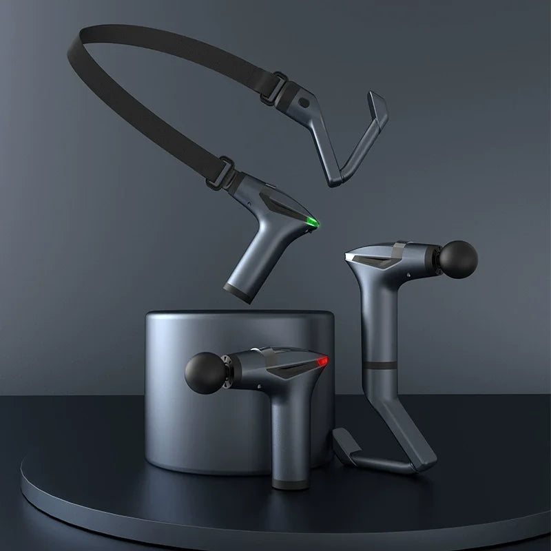 Long-Handle Massage Gun – Multifunctional Deep Tissue Percussion Massager for Full Body Muscle Relaxation