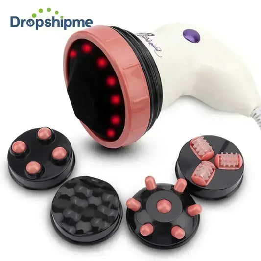 4-in-1 Infrared Electric Anti-Cellulite Massager with 3D Roller for Body Slimming & Muscle Relaxation