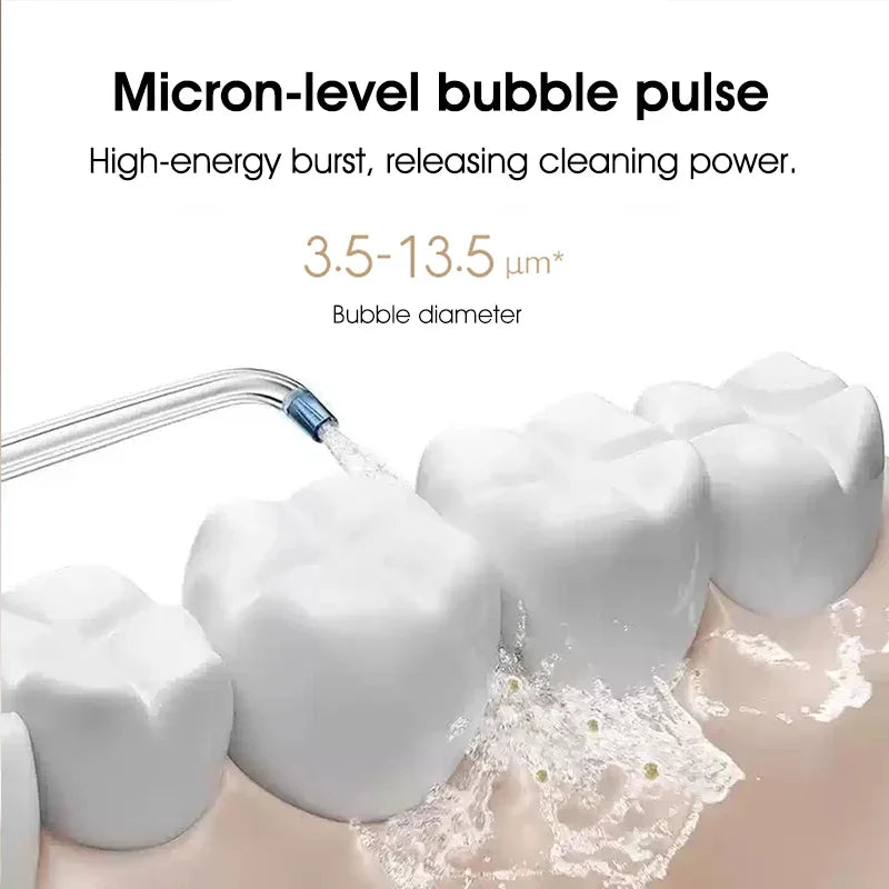 Xiaomi Mijia Portable Oral Irrigator 2 – USB Rechargeable Water Flosser (200 ml, 4 Modes, 4 Nozzles)