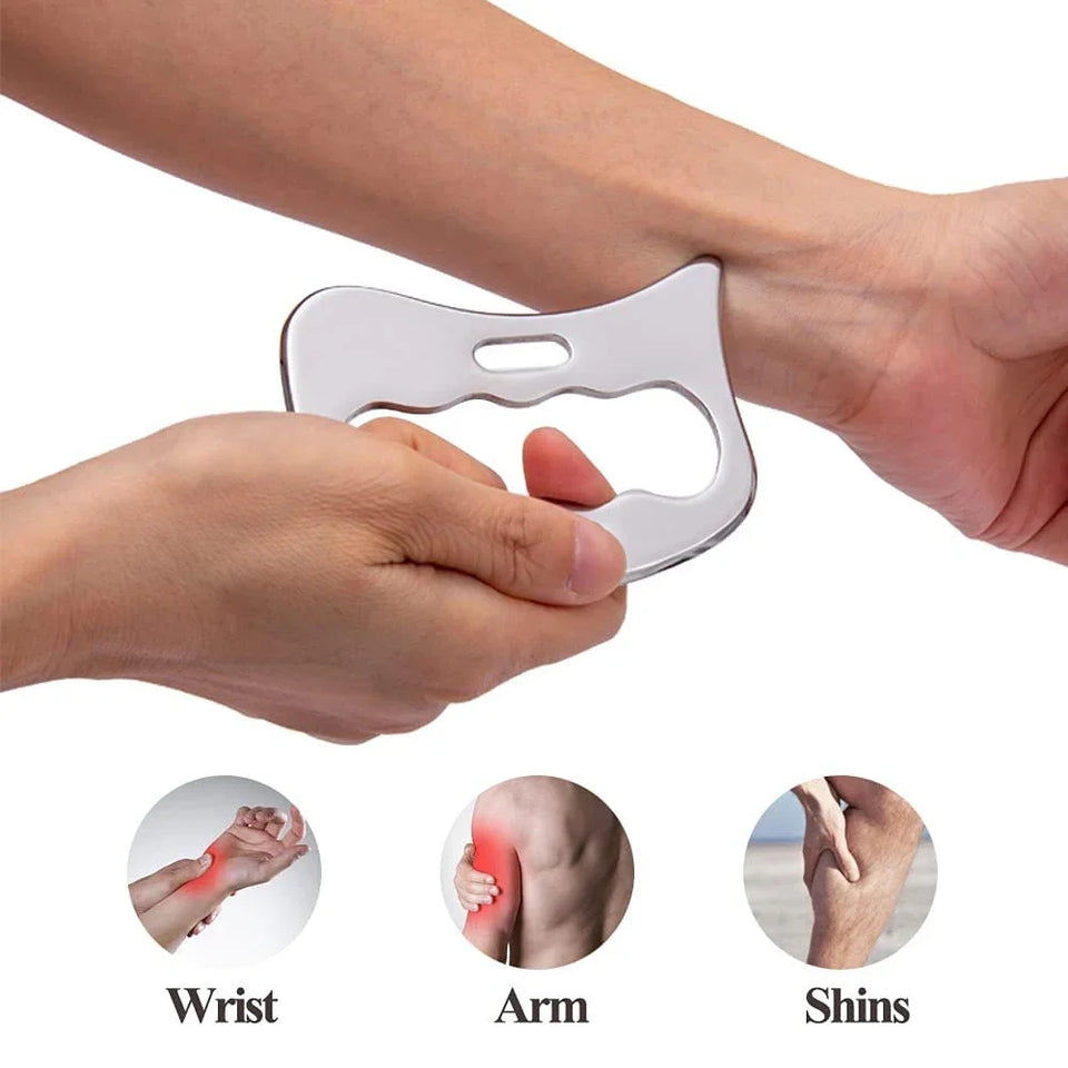 Professional GuaSha Massage Tools Stainless Steel Gua Sha Scraping Massage Tool IASTM Tools Great Soft Tissue Mobilization Tool